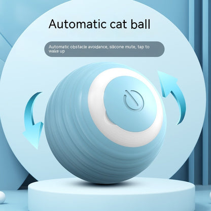 Automatischer Spielball für Katzen – Interaktiver Spaß für neugierige Stubentiger!