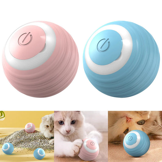 Automatischer Spielball für Katzen – Interaktiver Spaß für neugierige Stubentiger!